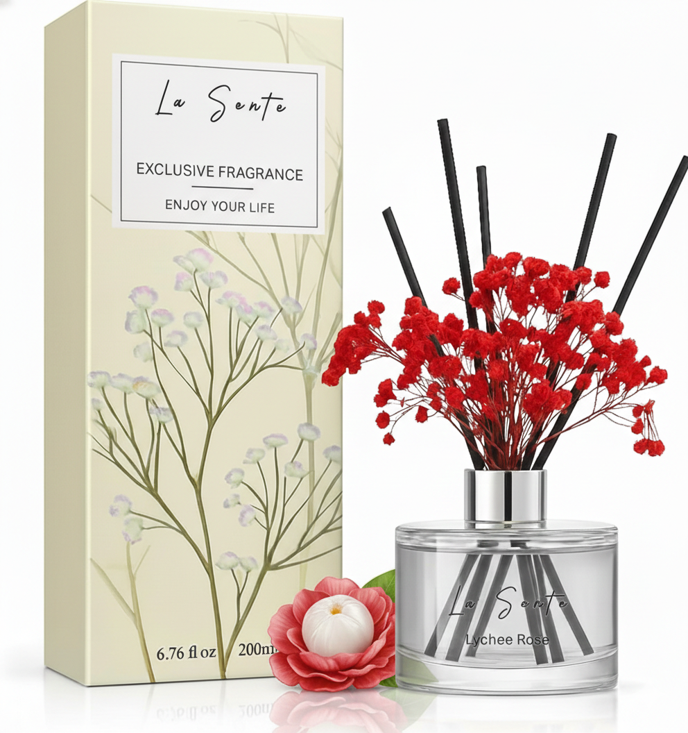 La Sente Lychee Rose Reed Diffuser