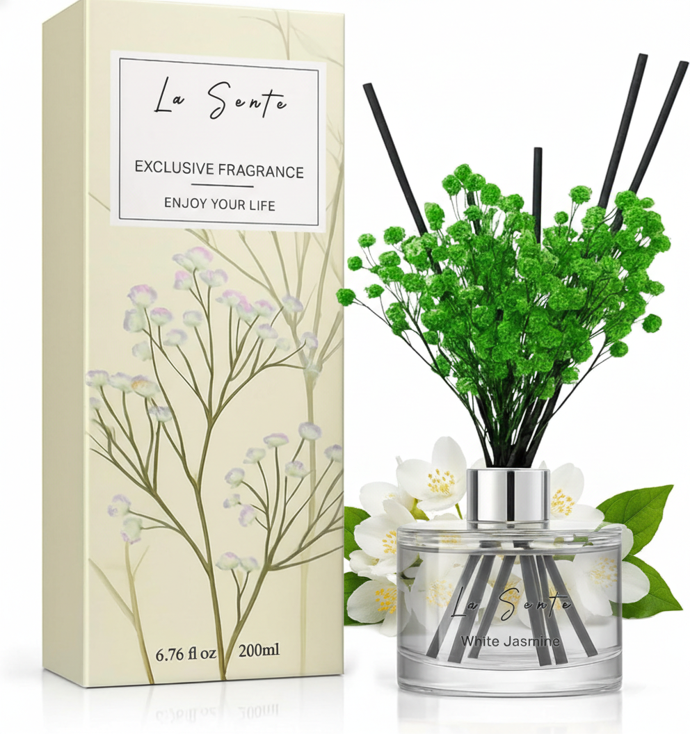 La Sente White Jasmine Reed Diffuser