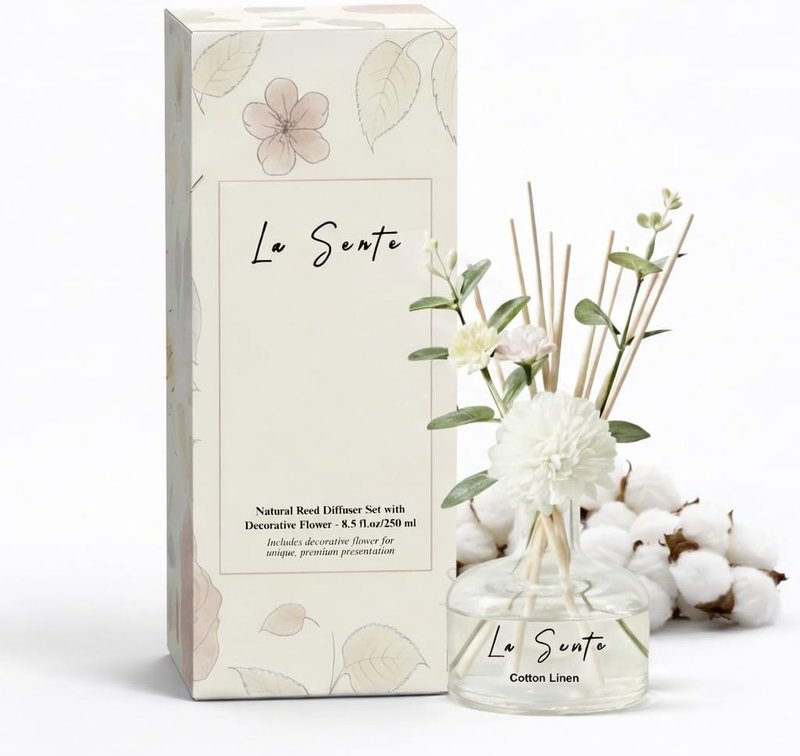 La Sente Cotton Linen Reed Diffuser